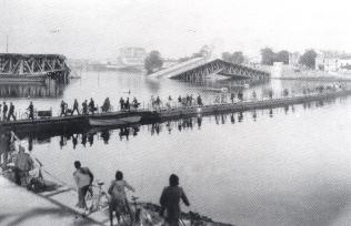 destruction du pont de pirmil par les allemands dans la nuit du 11 au 12 aout 44